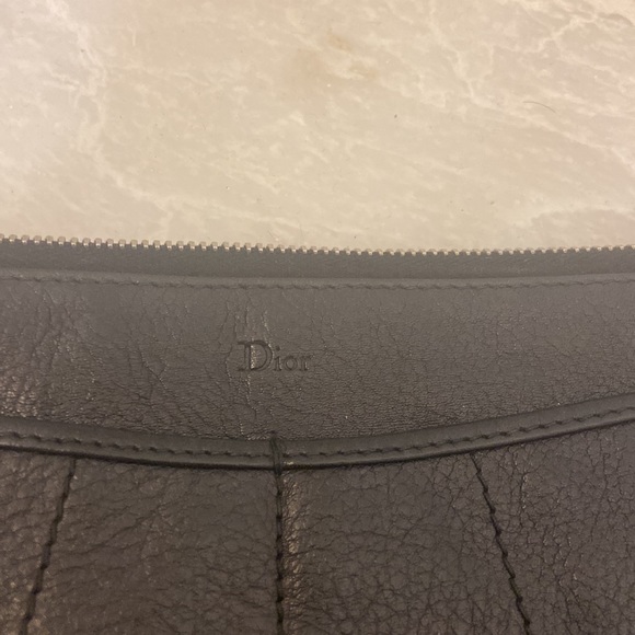 Dior leather clutch bag, dust bag included - Picture 2 of 7